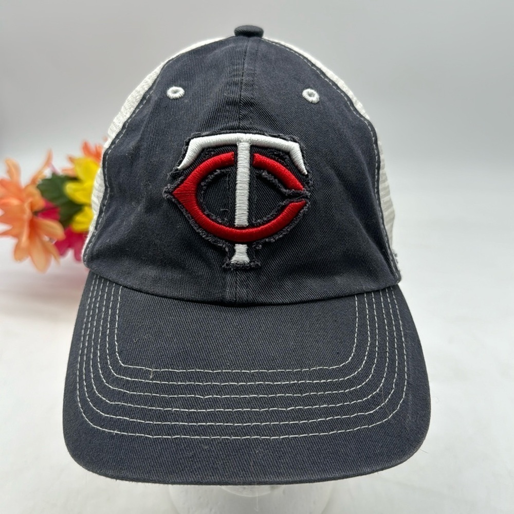 Minnesota Twins Baseball Black White Hat Adjustable HT5542D